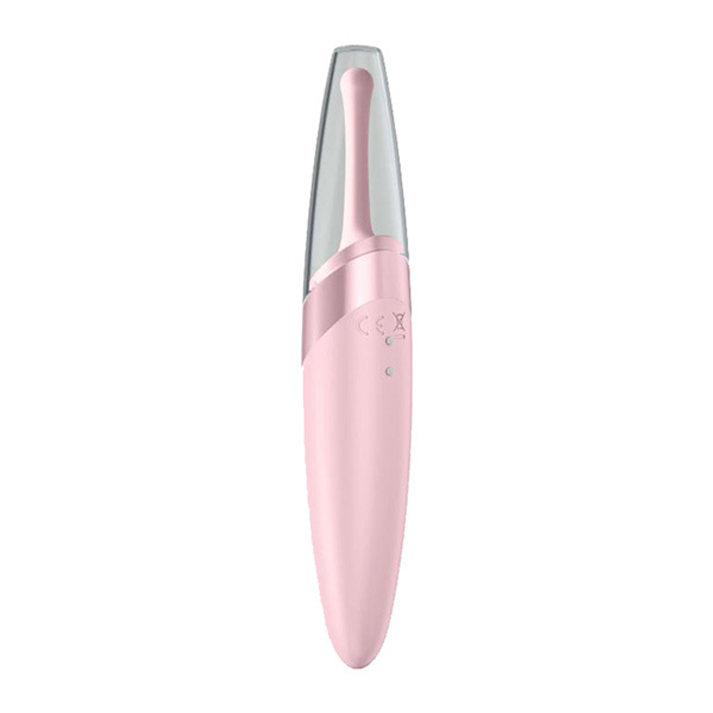 Нежно-розовый точечный стимулятор 16,5см Satisfyer Twirling Delight