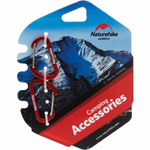 Карабин 2 шт. Naturehike NH15A004-H 4см красный