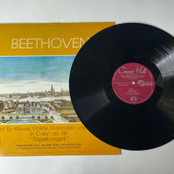 Винтажная виниловая пластинка LP Бетховен Beethoven Konzert Fur Klavier, Violine, Violoncello Und Orchester In C-Dur, Op. 56 Tripelkonzert (Германия 1975)