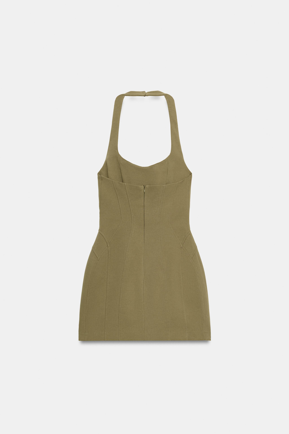 КОРОТКОЕ ПЛАТЬЕ С ВОРОТНИКОМ-ХАЛТЕР — ZARA