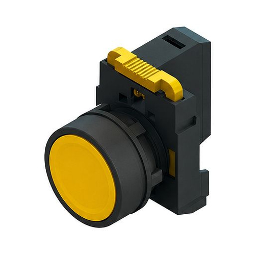 Кнопка SB-31 плоская с фиксацией 1NO+1NС черная IP65 EKF sb-3111-k