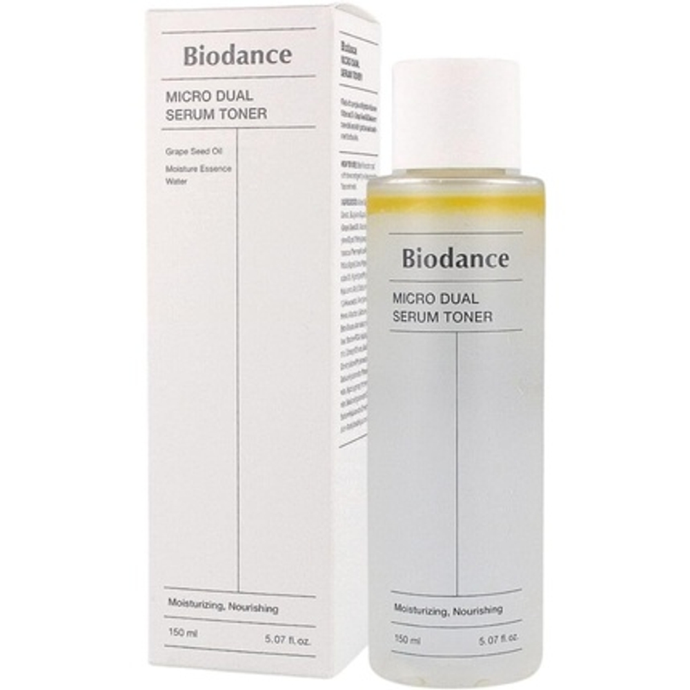Двухфазный питательный тонер с маслами и гиалуроновой кислотой Biodance