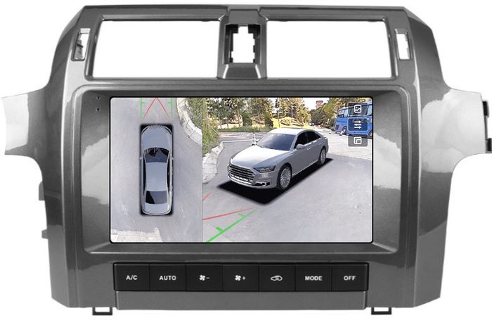 Магнитола для Lexus GX460 2013-2019 (Mark Levinson и 360) - Teyes CC3-2K-360 на Android 10, Быстрая, 2K QLED, CarPlay, 4G SIM-слот, 4 камеры в комплекте