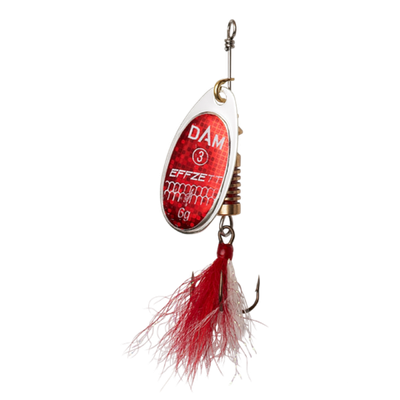 Блесна DAM EFFZETT STANDART SPINNER DRESSED 12гр - #5 - Reflex Red