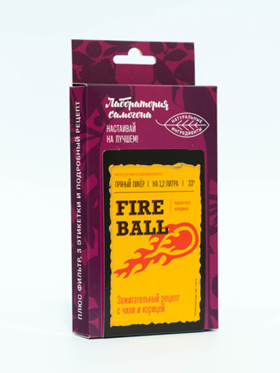 Fire Ball Ликер, ликер 1 шт / Лаборатория самогона (Подарок, Выгодная упаковка)