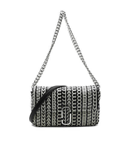 Кожаная сумка-мессенджер THE MONOGRAM J MARC MINI Marc Jacobs - черный(H965L03FA22)