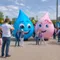 Надувной шар капля (полноцветная печать)