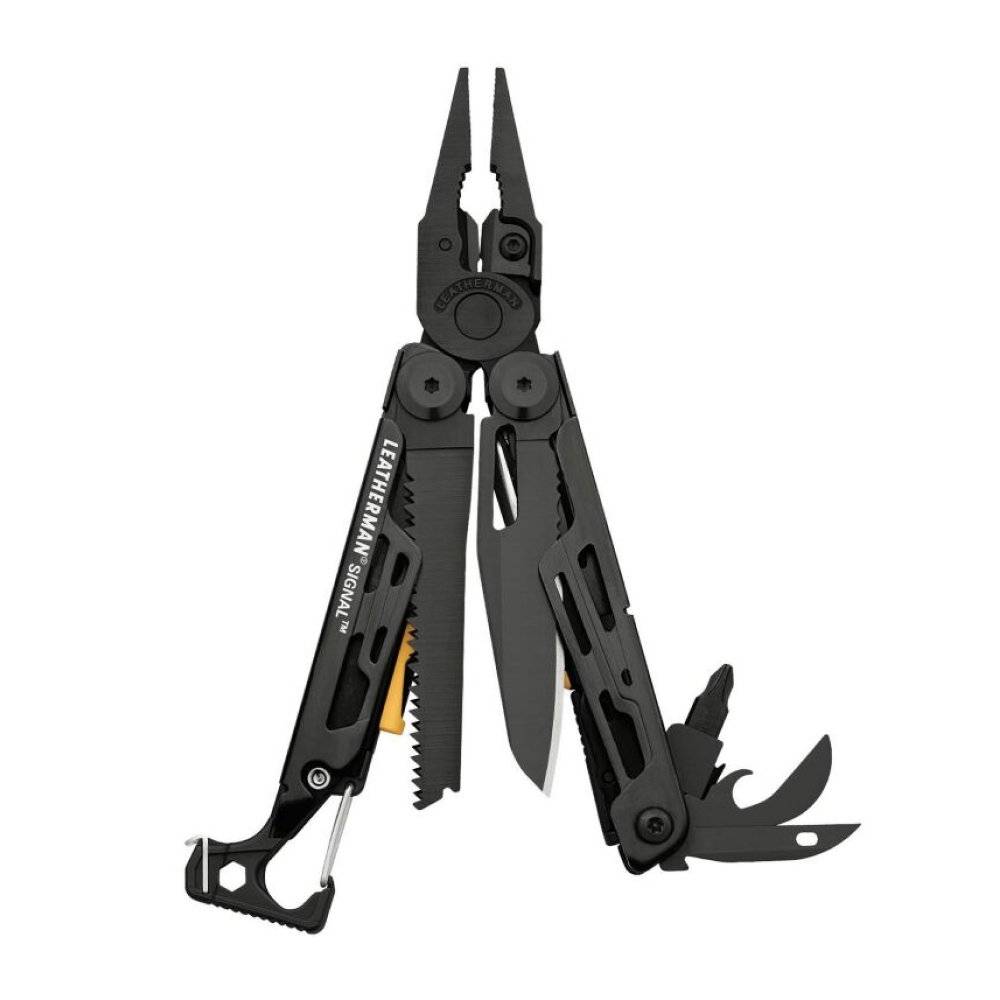 Мультитул Leatherman Signal, 19 функций, черный, нейлоновый чехол