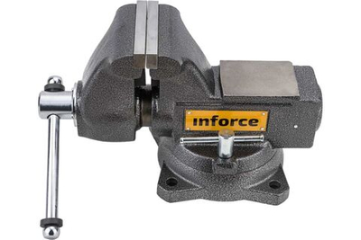 Поворотные слесарные тиски Inforce 115 мм 05-23-09