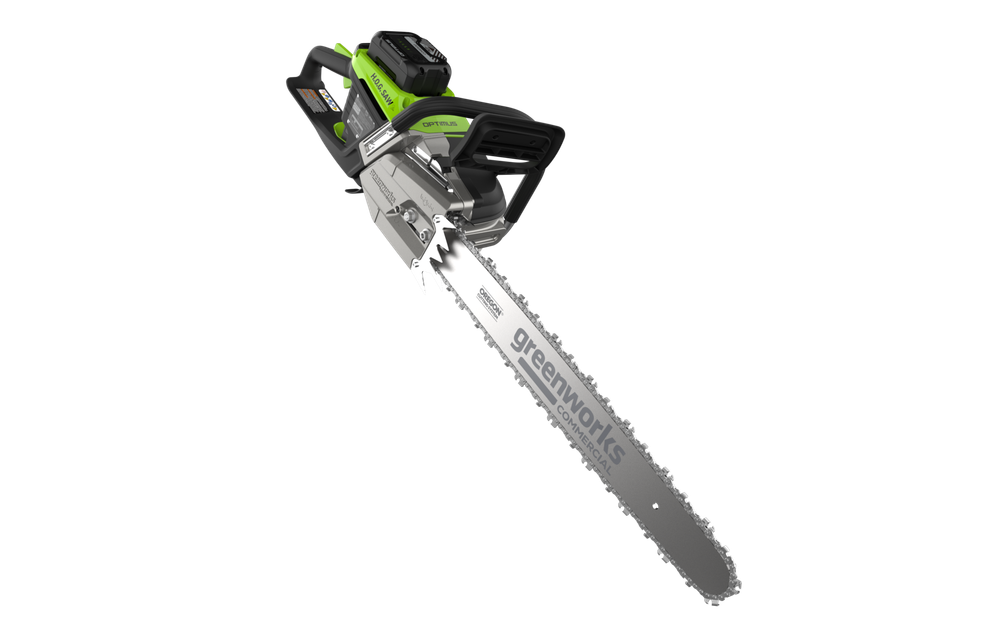 Цепная пила аккумуляторная Greenworks OCS600, 82V, 3,6кВт, 45см, бесщеточная, с АКБ 8Ач и ЗУ (2009607UH)