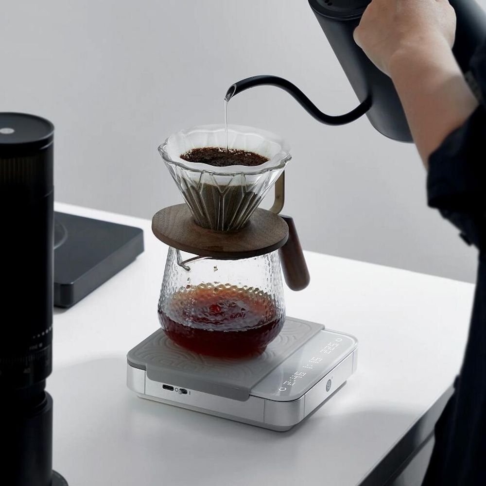 Весы кофейные портативные SMART SCALE 3.0 PRO (POUR-OVER) черные 0,3-2000гр батарея 2500mAH ZeroHero