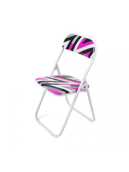 Складной стул Seletti Juventus Pink, розовый