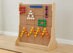 Колышки большие. Набор цветов № 1 для STEM-стены Masterkidz (128 шт, 8 цветов)