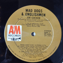 Винтажная виниловая пластинка LP Joe Cocker Mad Dogs and Englishmen (USA 1970)
