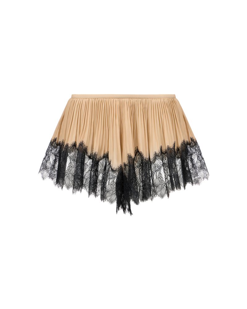 Шорты Aura nude/black