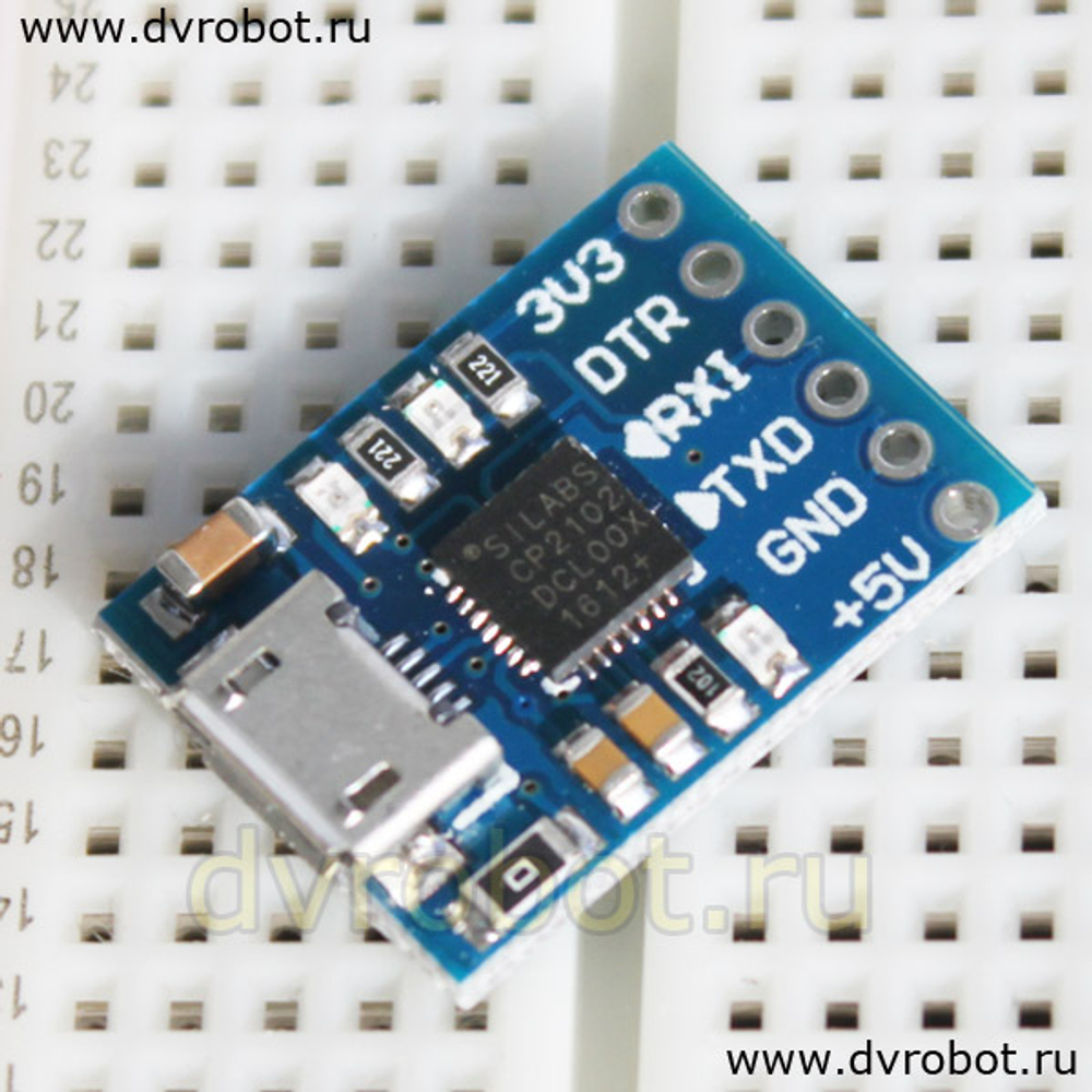 Конвертер MicroUSB-UART TTL - CP2102L