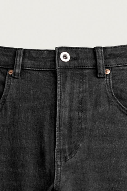 ZARA ДЖИНСЫ SKINNY FIT С РАЗРЕЗАМИ, ЧЕРНЫЙ
