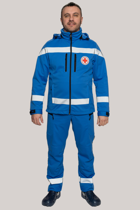 Куртка демисезонная мужская Скорая помощь MedicLine SOFTSHELL