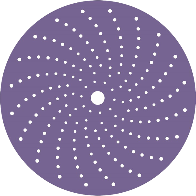 Круг абразивный c мультипылеотводом Purple, P120, PROBOS Carting CP737 CERAMIC Hookit , 150 мм