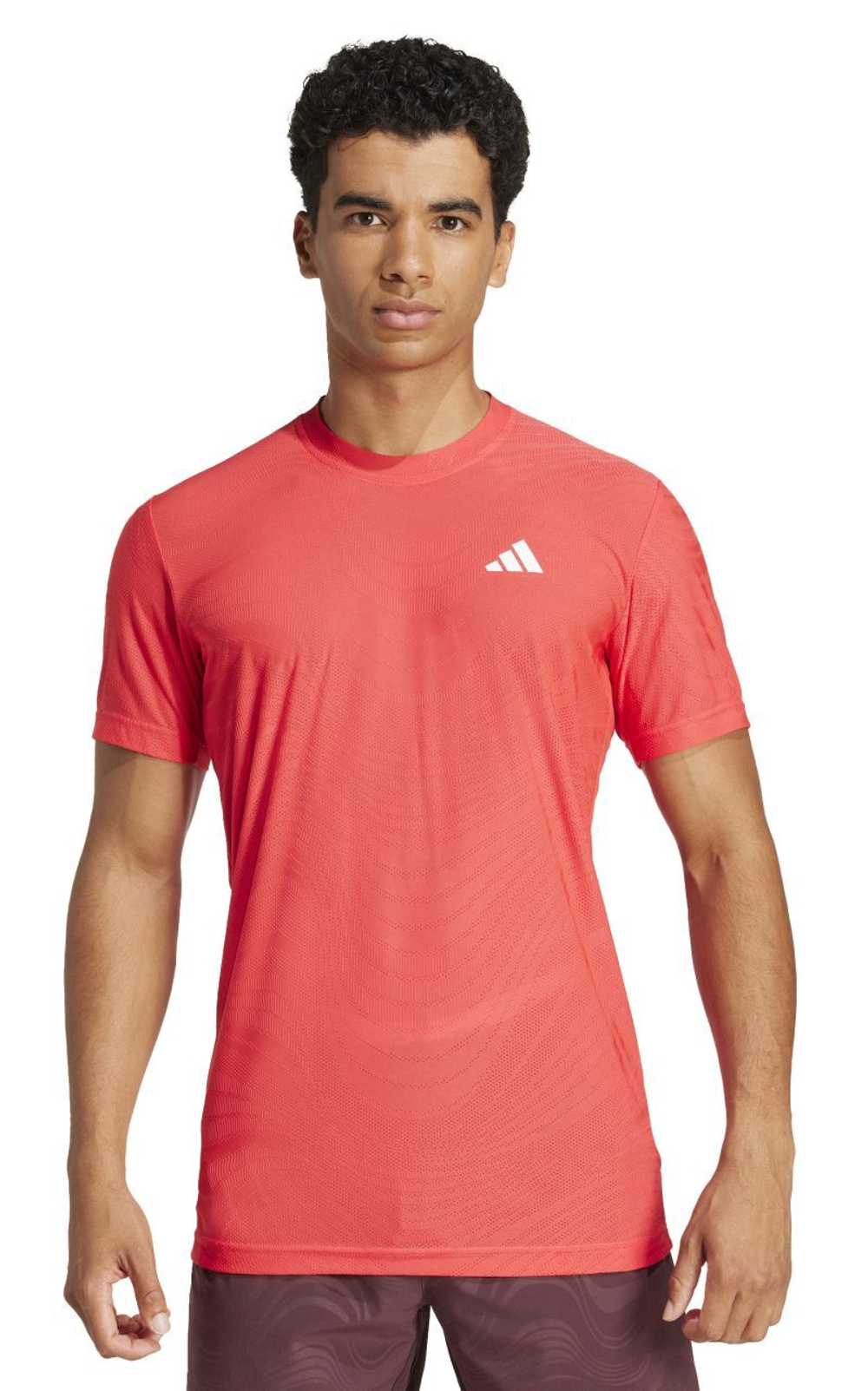 Мужская теннисная футболка Adidas Pro Climacool FreeLift - красный