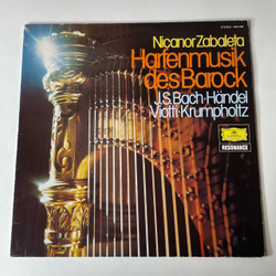Винтажная виниловая пластинка LP Nicanor Zabaleta, J. S. Bach Бах, Handel Гендель, Viotti, Krumpholtz, Harfenmusik Des Barock (Германия 1977) Deutsche Grammophon Resonance