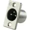 Neutrik NC3MP панельный разъем XLR male