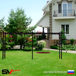 Уличная шведская стенка Sv Sport рукоход х 2 У52300.1 (Турник/Брусья/Гнездо 100см)