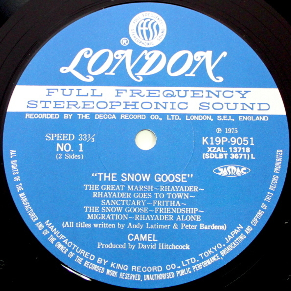 Camel / The Snow Goose (LP)