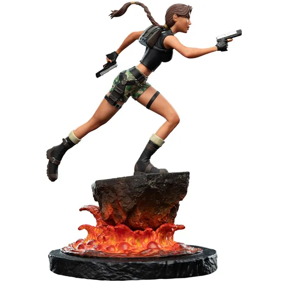Фигурка Расхитительница гробниц: Лара Крофт - Святилище пламени / Tomb Raider - Miniature Statue - Lara Croft: The Sanctuary of Flame