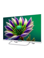 Телевизор TV 24" FRAMELESS NEO CS04, HD, Smart TV WildRed