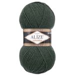 Пряжа Alize (Ализе) Lana Gold / уп.5 мот. по 100 г, 240м, 180 серебряная сосна А