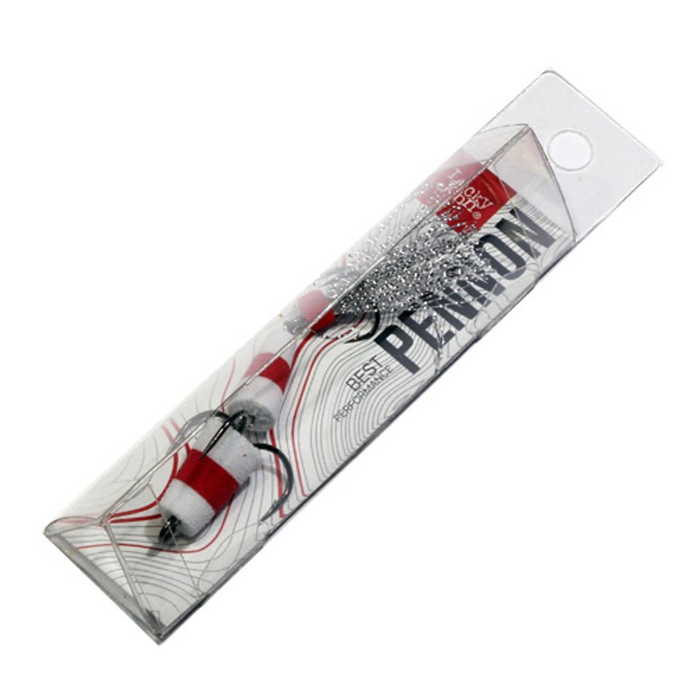 Приманка джиг. PENNON 12, цвет бел./крас./бел., арт. FB3001681