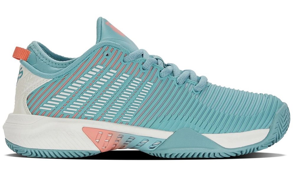 Женские теннисные кроссовки K-Swiss Hypercourt Supreme HB - blue blush/infinity/carmine rose