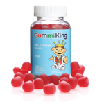 GummiKing, мелатонин для детей, со вкусом клубники, 1 мг, 60 жевательных мармеладок