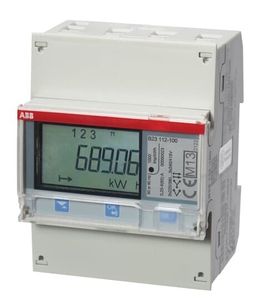 Счетчик 2CMA100802R1000 3-фазный. активной эн..1-тарифный.кл. точности 1.прямого вкл. 5(65)А. имп. вых. RS485.тип B23 112-200