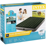 Мaтрас нaдувной Intex 64109 Prestige Downy 152х203х25 см / Крoвать нaдувная Интeкс двухспальная велюровая для дома и туризма
