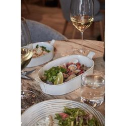 Блюдо овальное 15*8 см h4 см 200 мл для закусок Gray Oval Bucket с ручками Frutti di Mare P.L. [1]