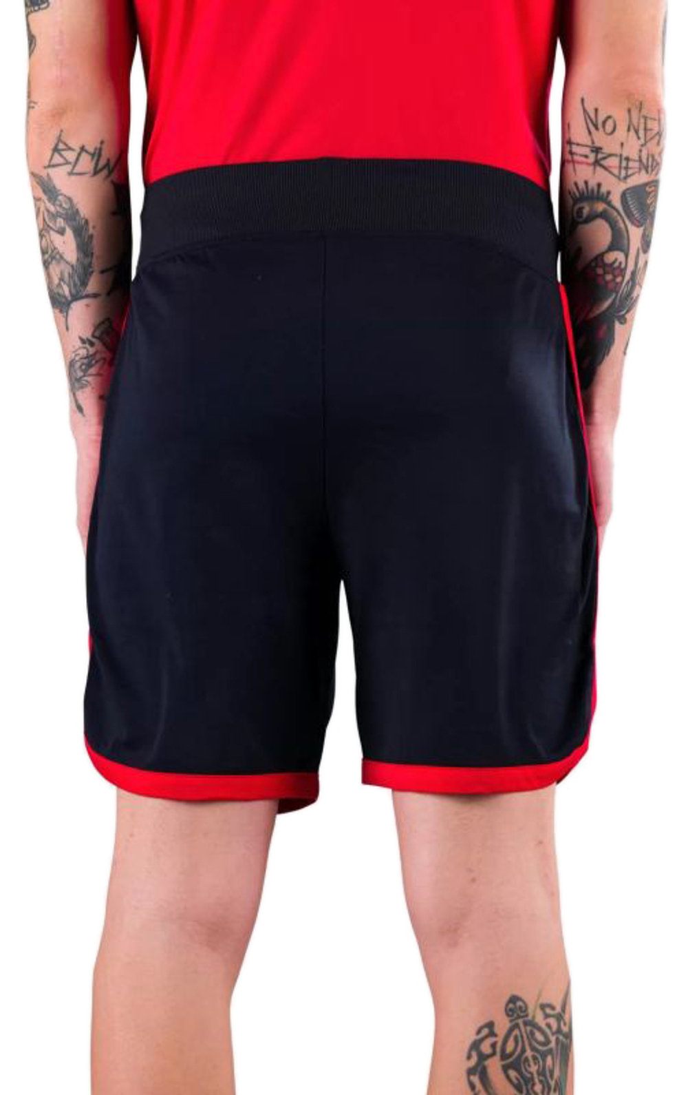 Мужские теннисные шорты Hydrogen Tech Shorts Man - blue navy/red