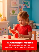 Фигурки для раскрашивания, пасхальный декор курочка и яичко