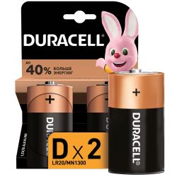 Батарейки Duracell алкалиновые LR20-2BL NEW | Батарейки Щелочные (Алкалиновые)