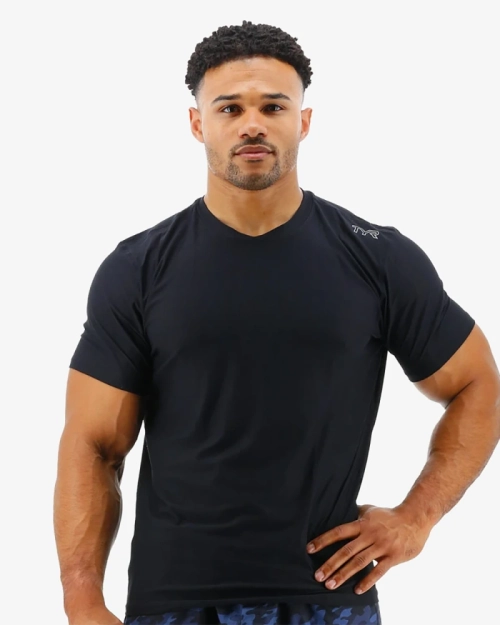 Футболка мужская TYR MEN'S AIRTEC TEE (Черная)