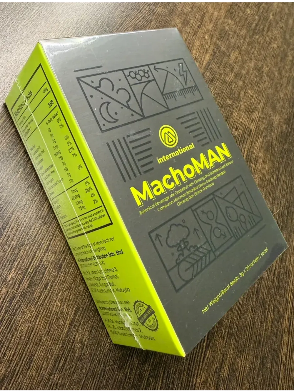 Machoman, клеточное питание для мужчин