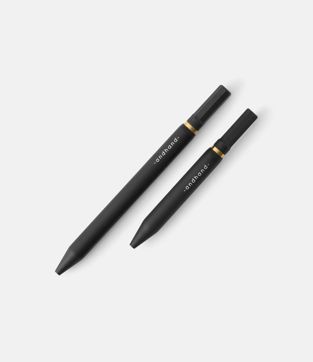 Andhand Method Pen Mini Black — ручка из алюминия с поворотным механизмом