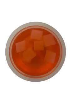 Фруктовое желе с кусочками фруктов , Round Jelly