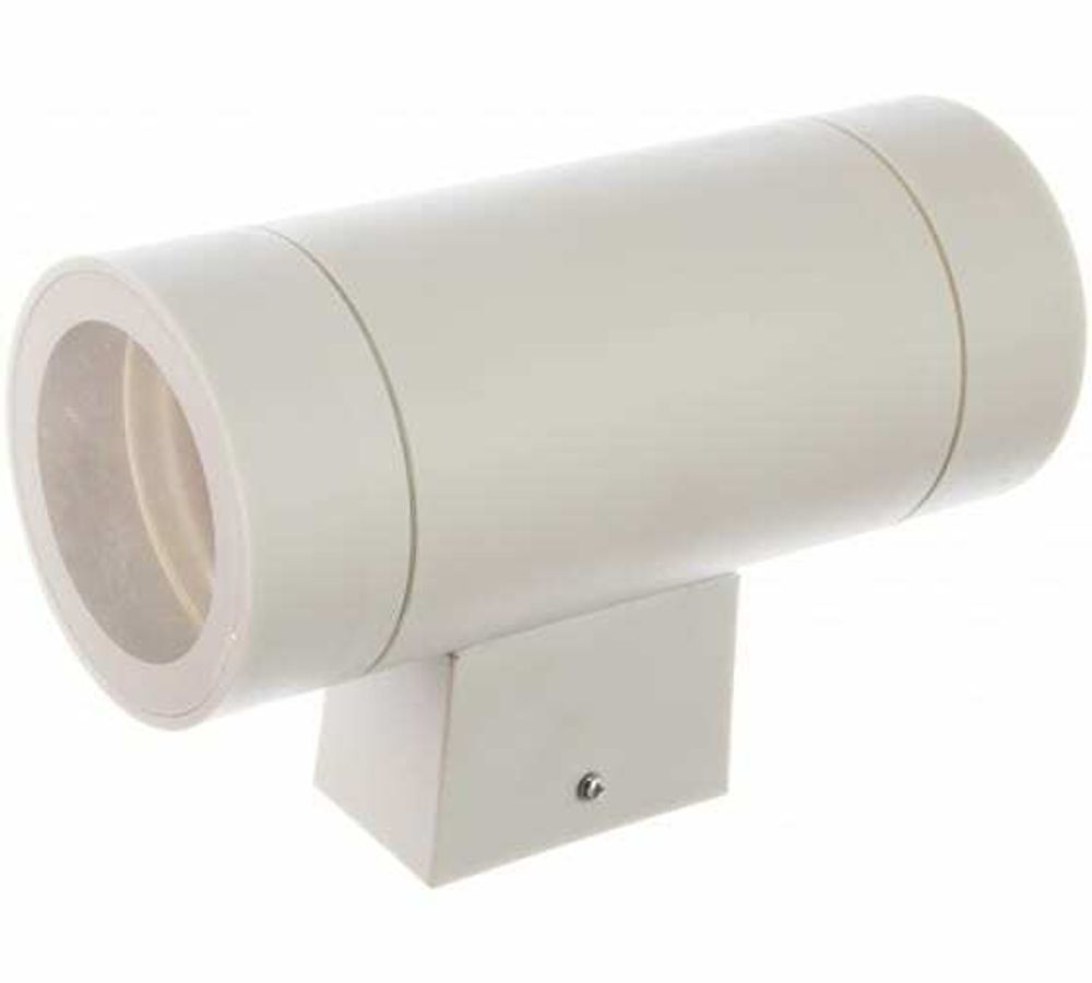 Светильник уличный двухст цилиндр белый 2A-GX53 IP65 IN HOME алюм