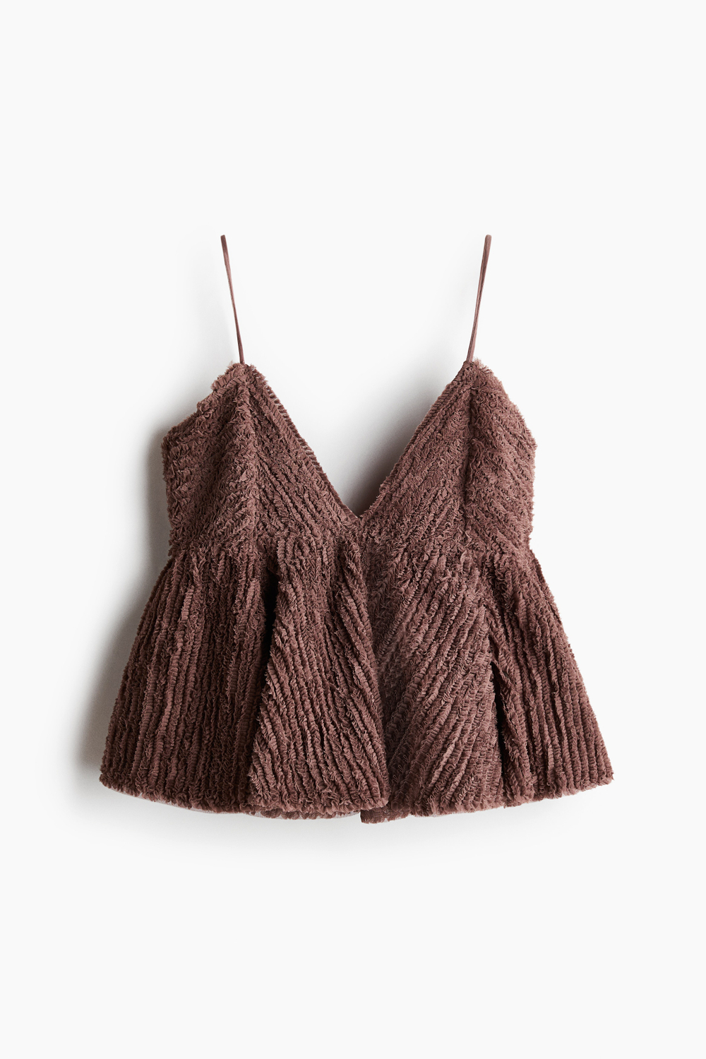 Сетчатый топ с оборками - H&M