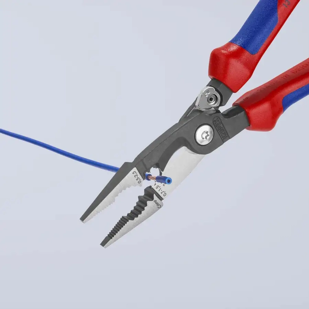 Электромонтажные клещи черненые 200 мм Knipex 13 92 200