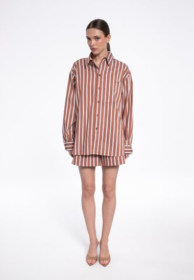 «Relaxed cotton» Хлопковый костюм рубашка и шорты