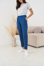 Брюки женские м535 toray стретч opal blue