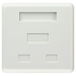 Розетка компьютерная RJ-45 ЭРА RJ02UN категория 5е неэкранированная 2-порта упаковка 30 шт | Электротовары